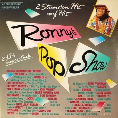 2xLP Aretha Franklin / George Michael / Bangles a.o. Ronnys Pop Show 9 CBS