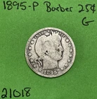1895-P Barber / Liberty Head Quarter .25c Good 90% Silver