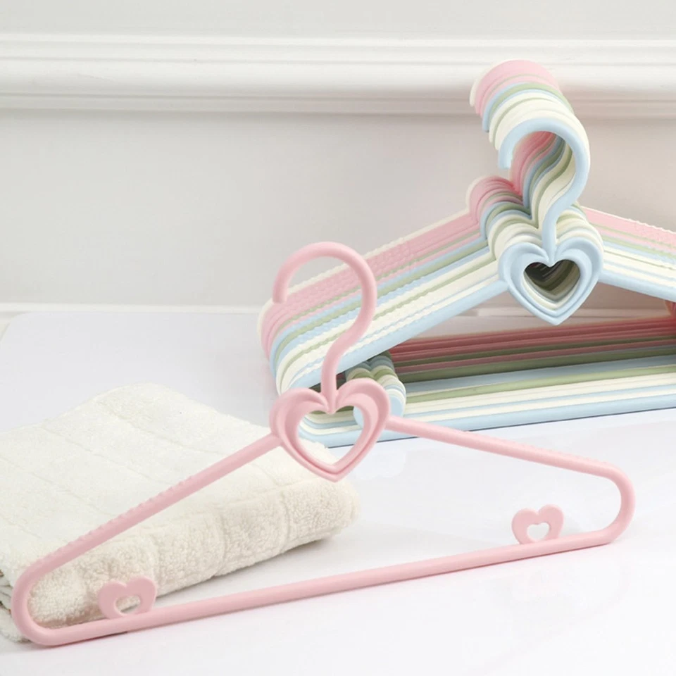  20 Pcs Kids Hanger Plastic Baby Nursery Closet Hangers Clothes for