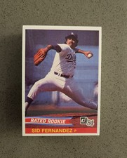 1984 Donruss Sid Fernandez Rookie 55 Count