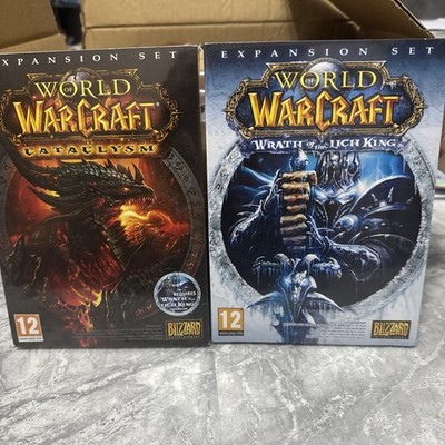 World Of Warcraft Wrath Of The Lich King + Cataclysm Erweiterungssets PC Rom Neu