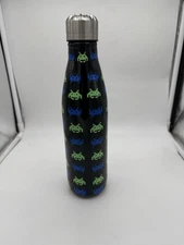 Space Invaders Stainless Steel Water Bottle – Taito 1978/2019 – Retro Game