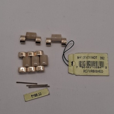 Genuine Michael Kors Rose Gold Replacement Watch Links & Pins (5 Links Total)