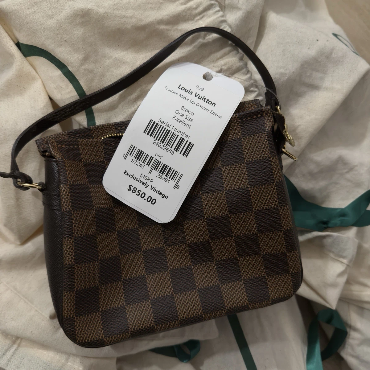 louis vuitton damier pouch products for sale | eBay