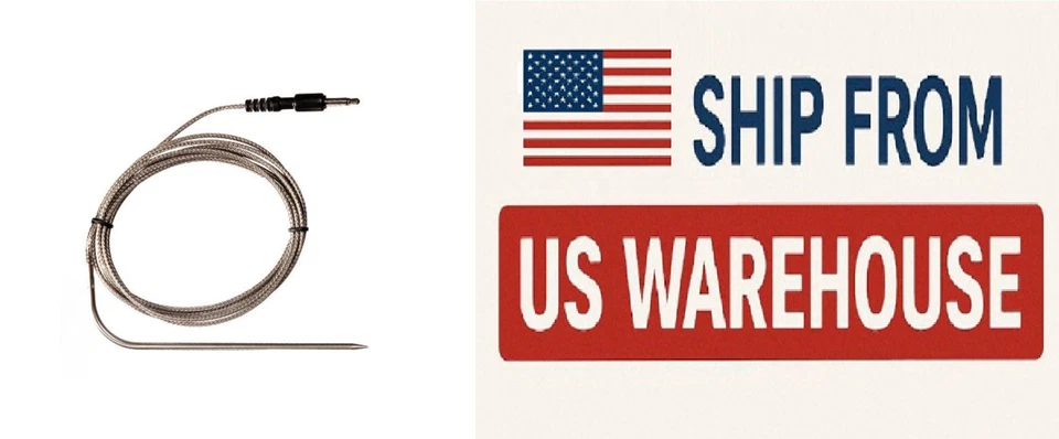 Барбекю Guru 6 футов (1,8 м) пищевой премиум посудомоечная машина безопасный датчик температуры - Изображение 4 из 4