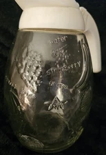 Vintage Glass Solmaz Mercan Juice Pitcher