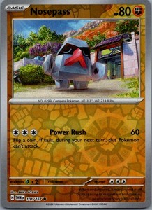 Nosepass 101/167 Twilight Masquerade Reverse Holo