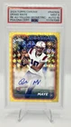 2024 TOPPS CHROME RC AUTOS YELLOW GEOMETRIC DRAKE MAYE 23/75 PSA 9 AUTO 10