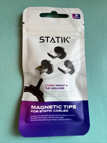 Statik Magnetic Tips/ Cord Wrap for Statik Cables - Picture 1 of 3