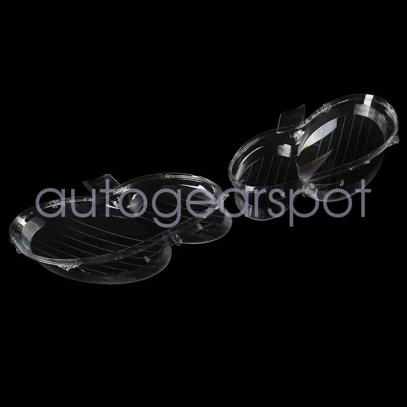 Par Para Mercedes Benz CLK C209 W209 2004-2009 Repuesto Cubierta Lente Faro Foto 4 de 4