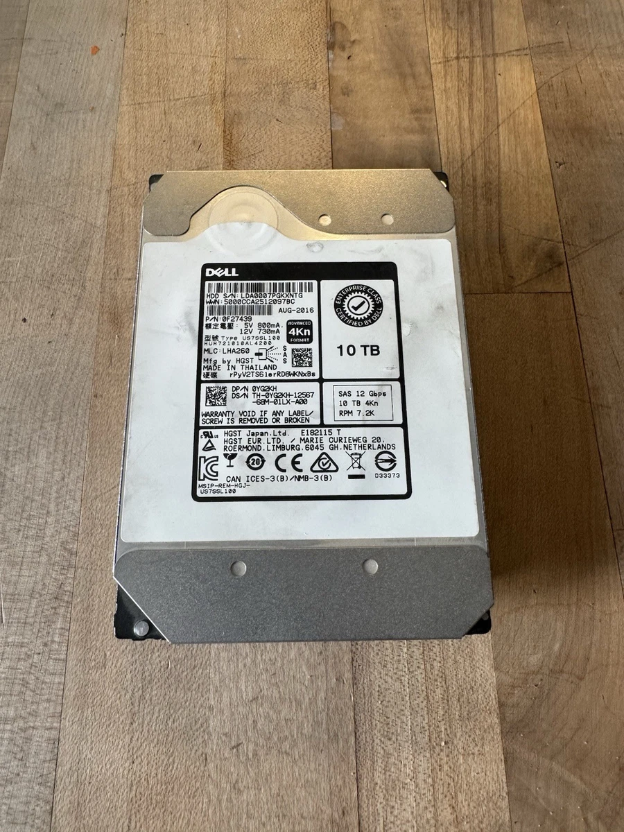 HGST Internal Hard Disk Drives 10 TB Storage Capacity for sale | eBay