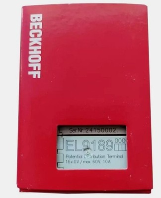 New In Box Beckhoff EL9189 PLC Module EL9189 EL9189 Free shipping