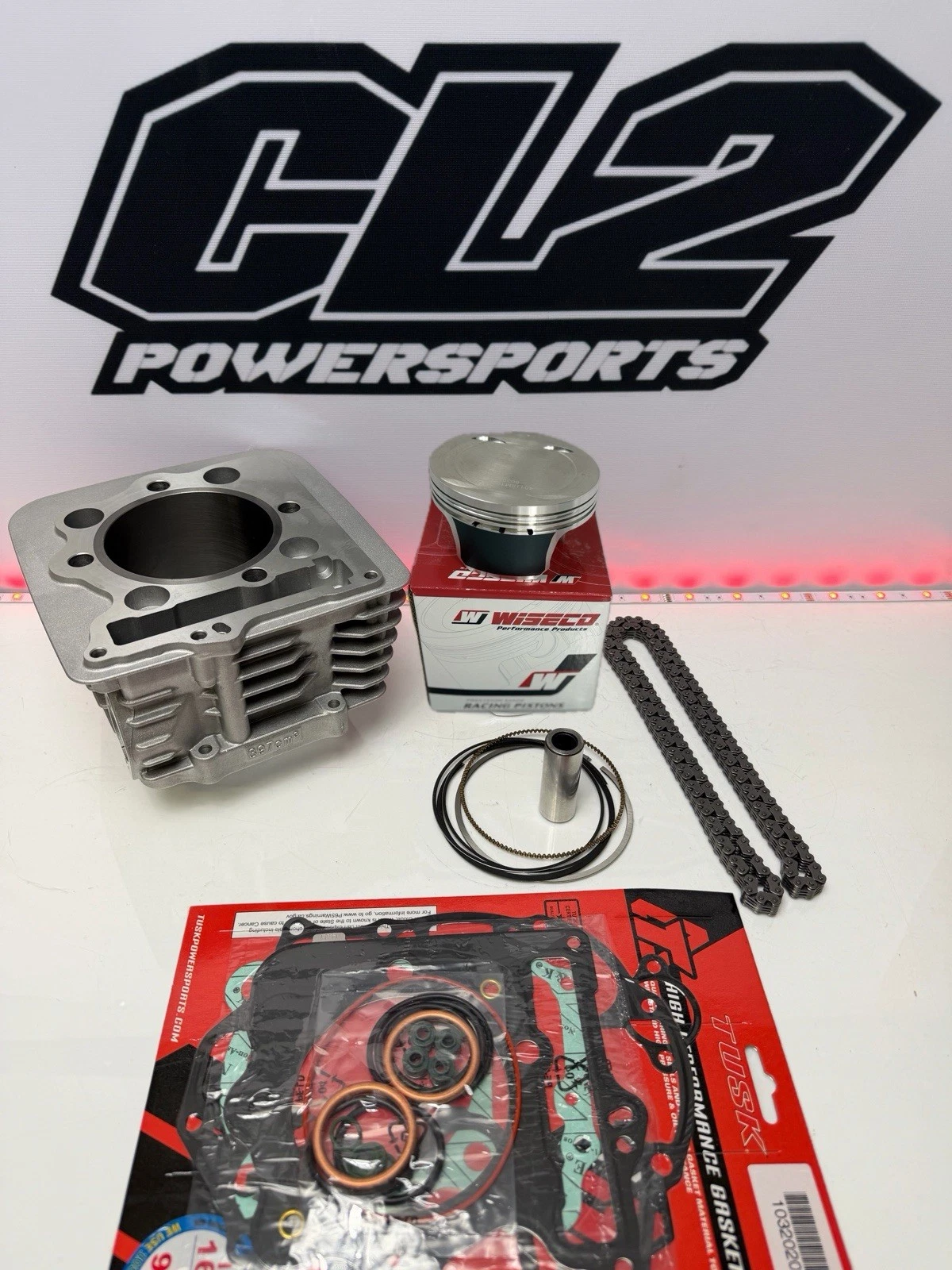 Honda Sportrax TRX 400EX  Rebuild Kit - Wiseco Piston / Cylinder / Timing Chain