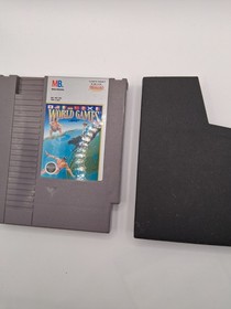 Lot of 4 Nintendo NES Video Games! Dragon Warrior, World Games, Silent Service