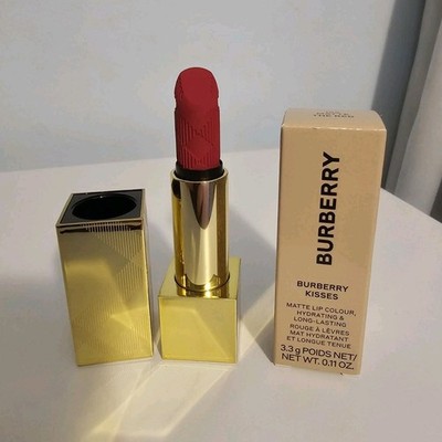 Burberry Kisses Matte Lipstick 106 Matte The Red Hydrating Long-Lasting 3.3g