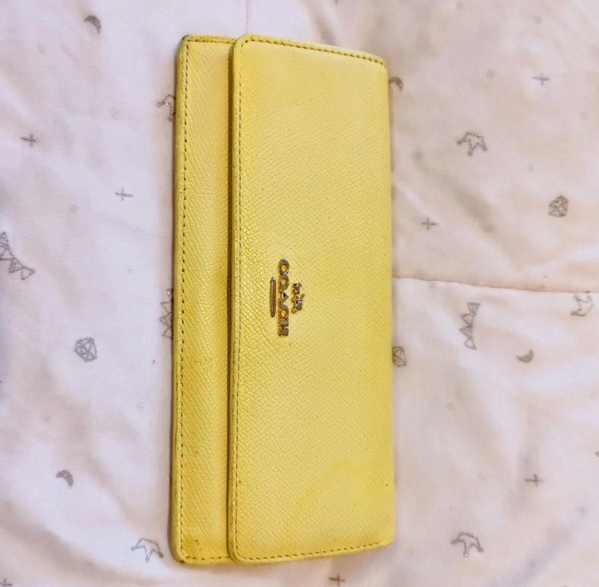 小物 Coach Signature Yellow Long Wallet Coach Yellow Wallets for Women for sale | eBay