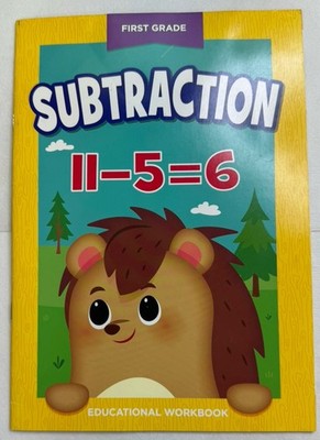 First Grade Subtraction Educational Workbook: Filled With Fun Exercises & Activi
