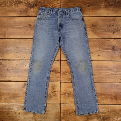 Levis 517 Jeans 33x32 Herren Blau Regular Bootcut Light Stonewash Denim