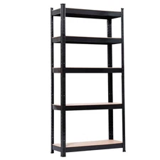 5-Tier Heavy Duty Metal Shelving Unit Garage Shelves Utility Rack Adjustable