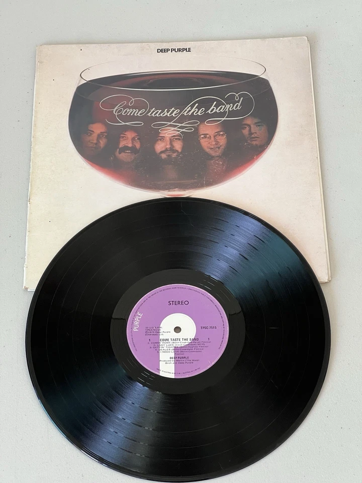 Deep Purple Vinyl Record Come Taste The Band Vintage Aust 1st press (1975) EMI - Image 2 of 4