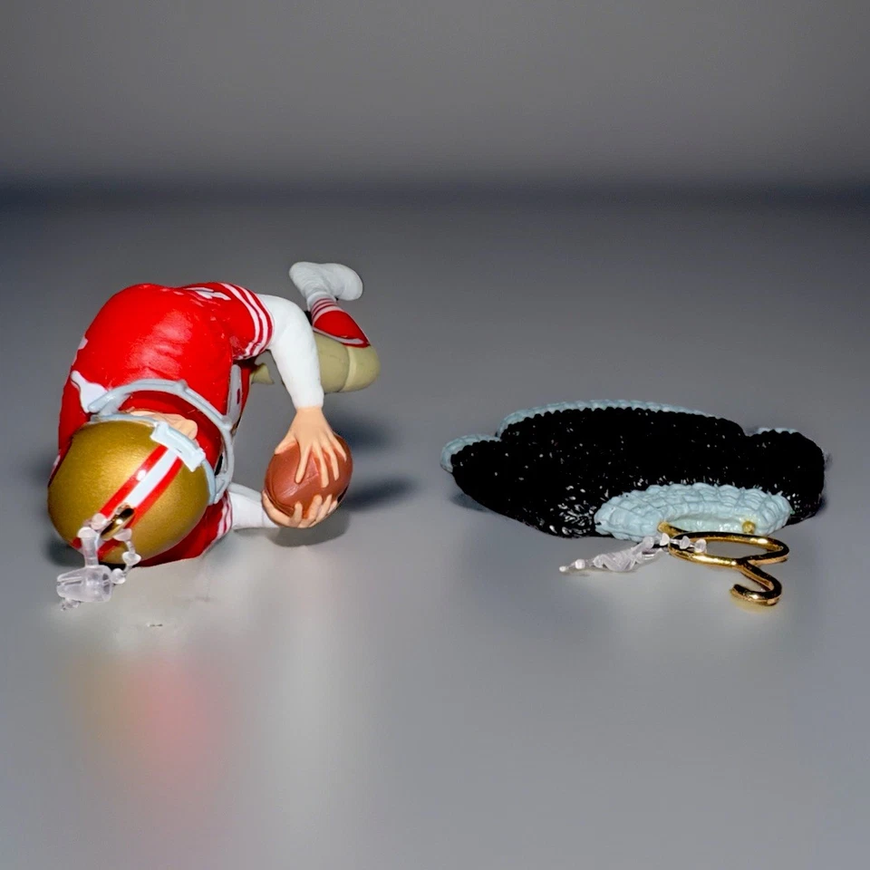 Suéter Vintage NFL Russ & Hallmark Ornaments - Joe Montana SF 49ers / Raiders Foto 4 de 4