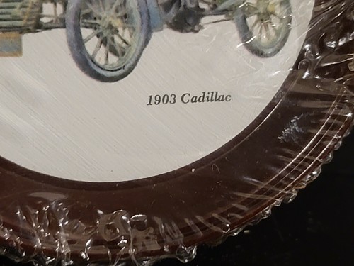 NEW SEALED (4) Metal Car Coasters 1911 Ford T, 1903 & 04 Cadillac, 1909 Peerless - Picture 4 of 5