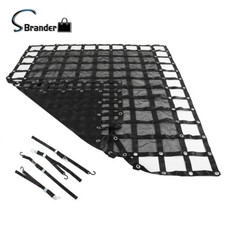 Cargo Net Truck Bed Rugged 6.75' x 8' with Cam Buckles  S-Hooks
