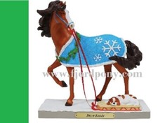 PAINTED PONIES - 2022 Christmas Holiday - SNOW READY - 1E/low HORSE figurine