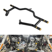 Highway Peg 2 Step Crash Bar Engine Guard For Harley 09-up Touring Road King FLH