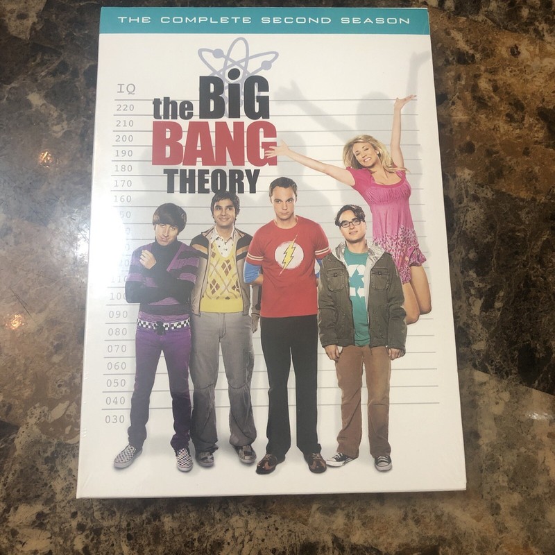 The Big Bang Theory - Second Season (DVD, 2009, 4-Disc Set) Factory Sealed
