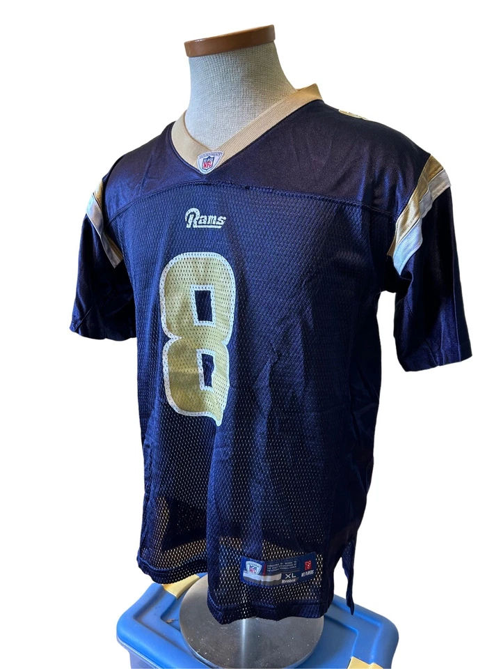 Camiseta Reebok St Louis Rams Sam Bradford #8 NFL Fútbol OnField Mujer Talla XL Foto 2 de 4