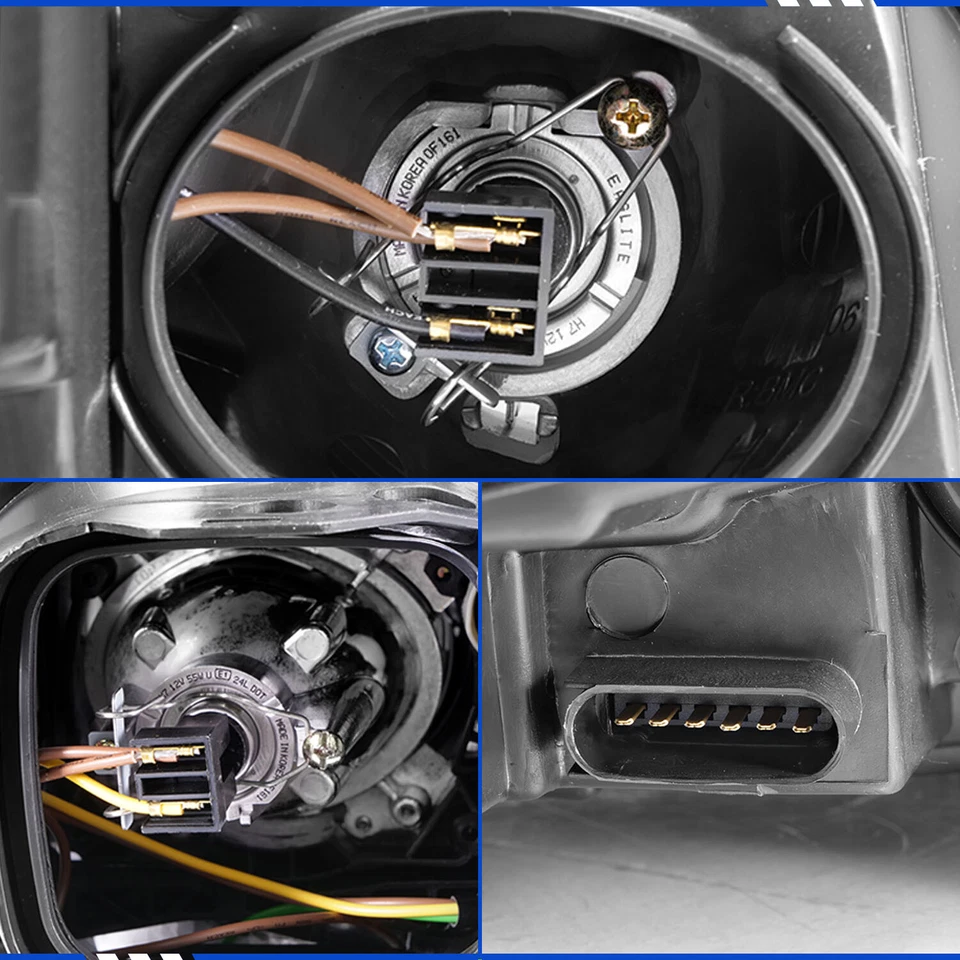 2000-2006 Projector Chrome Headlights For Mercedes Benz S-Class W220 - Image 4 of 4