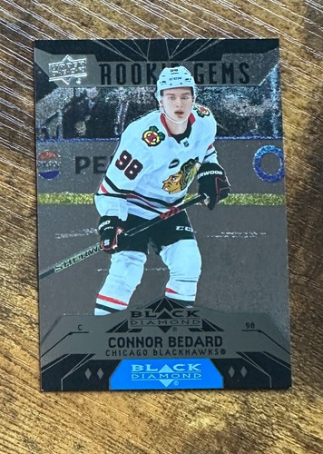 2023-24 Upper Deck '07-08 Black Diamond Retros #BD44 Connor Bedard RC #X10603 - Bild 1 von 2