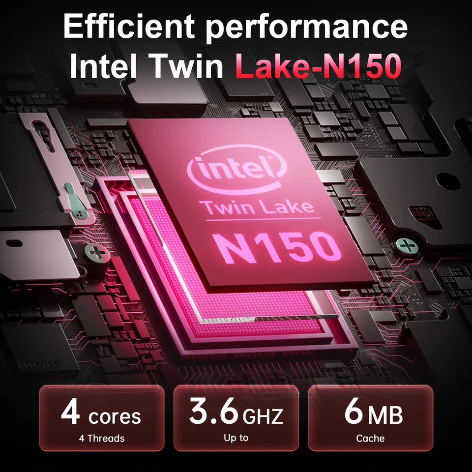 ACEMAGIC 18.5'' Laptop Intel N150 16GB DDR4 512GB SSD Windows 11 Pro WIFI5 BT - Image 2 of 4