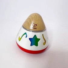 Hape Rotating Baby Music Box Twist and Spin Rainbow Primary Colors
