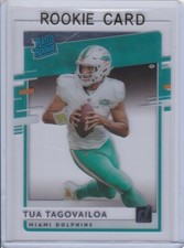 TUA TAGOVAILOA ROOKIE CARD Donruss Clearly 2020 RATED RC Miami Dolphins Football