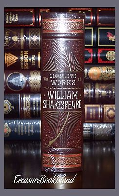 NEW Complete Works of William Shakespeare Leather Bound Sealed