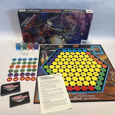 Transformers Adventure Game Defeat The Decepticons Complete Nice 1984