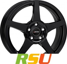 Autec Typ VL - Valea schwarz 7x17" ET47 LK5 112 ML 66.6 Alufelgen 17 Zoll
