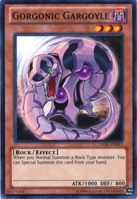 Gorgonischer Wasserspeier LVAL-DE012 Common Yu-Gi-Oh Karte (U) Neu