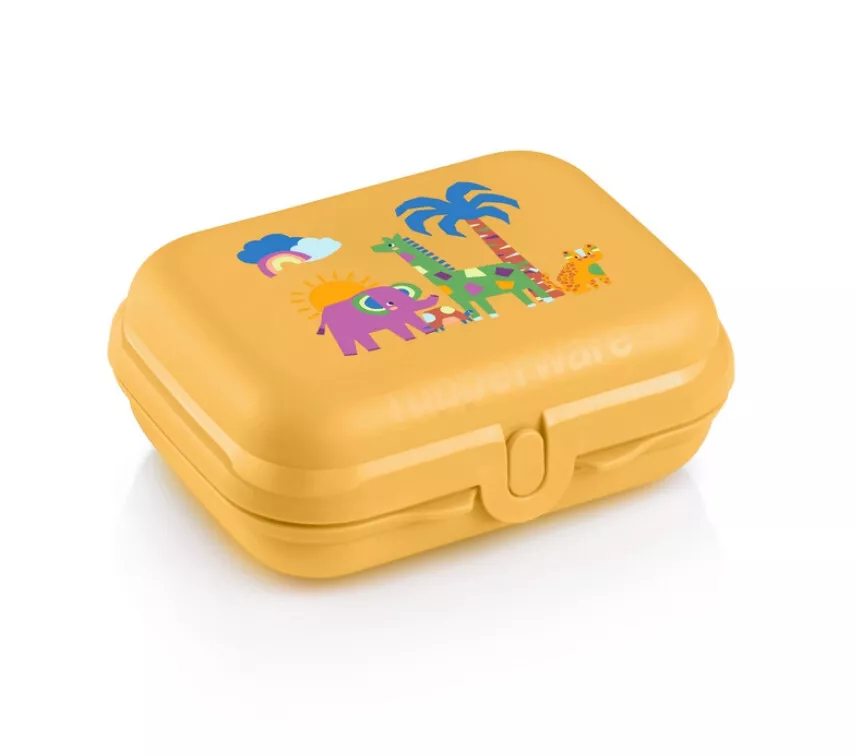 Tupperware eco+ Twin rot Gr. 2 Brotdose Vesper Brotzeit NEU Oyster Safari