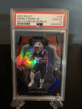 2022 SELECT PIERRE STRONG JR. DIE-CUT RED/BLUE PRIZM Psa 10