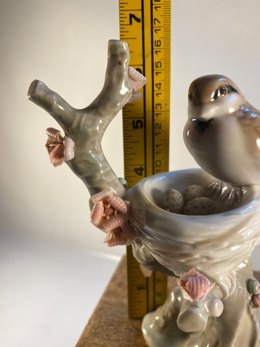 Vntg LLADRO Fine Porcelain Figurine "Bird in Nest" #01299 Sculptor V. Martinez - Picture 11 of 16