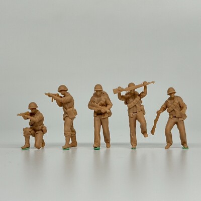 1/35 Resin Model Kit: WWII Pacific War US Marine 9-Figure Set (Unassembled/Unpainted)-1389248