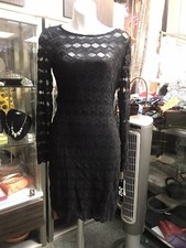 Black Short Dress Lace Open Back