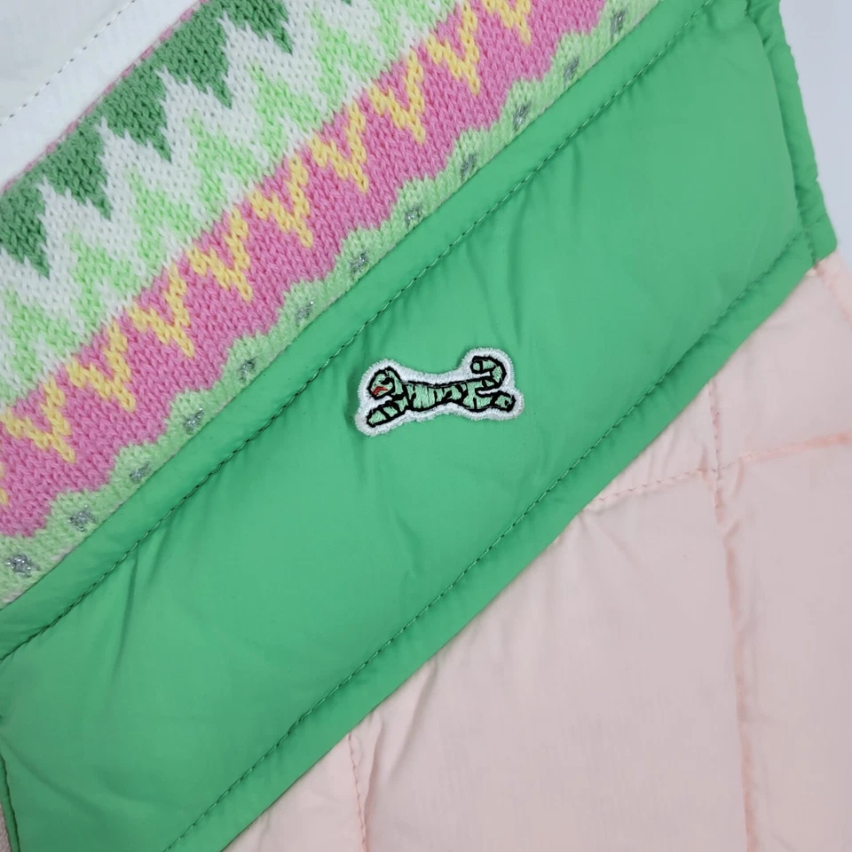 Chaleco Acolchado con Cremallera Le Tigre Bloque de Color Coqueta Deportivo Retro Mujer S/M o Junior L Foto 2 de 4