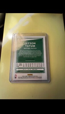 Jayson Tatum 2020-2021 Optic Gold Prizm Basketball Card #77