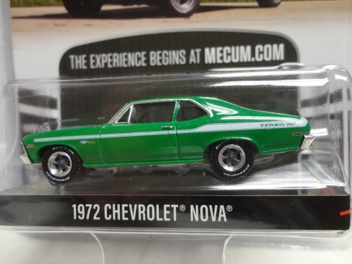 Greenlight 1972 CHEVY NOVA Green '72 w/RR MECUM AUCTIONS Series 5