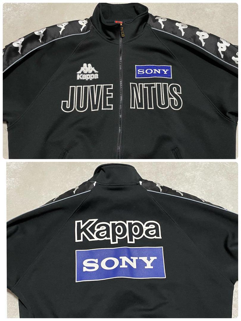 Juventus kappa sony トラックジャケット XL サイドライン Juventus Kappa Sony Track Jacket XL 90s Side Logo Vintage