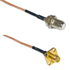 RG316 F FEMALE to RP-SMA Female Flange RF Cable Rapid-SHIP LOT